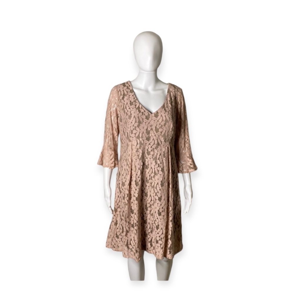 Rabbit Designs Pink Lace Dress Size 14
